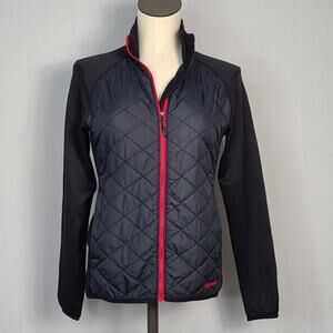 Marmot Black Quilted Hybrid Jacket SZ XS